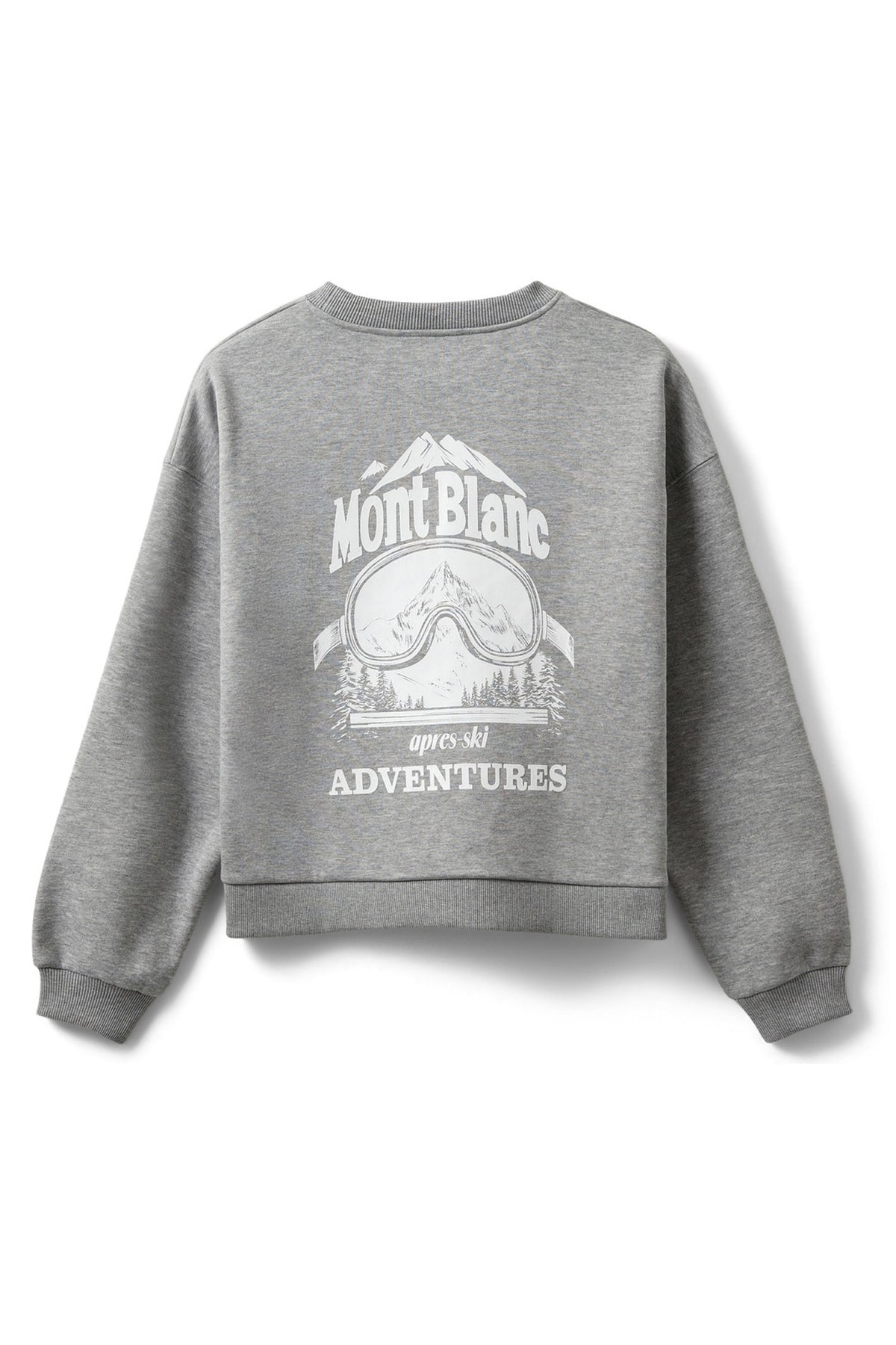ELINSW SWEATSHIRT 8010 Gråmelerad - S254440