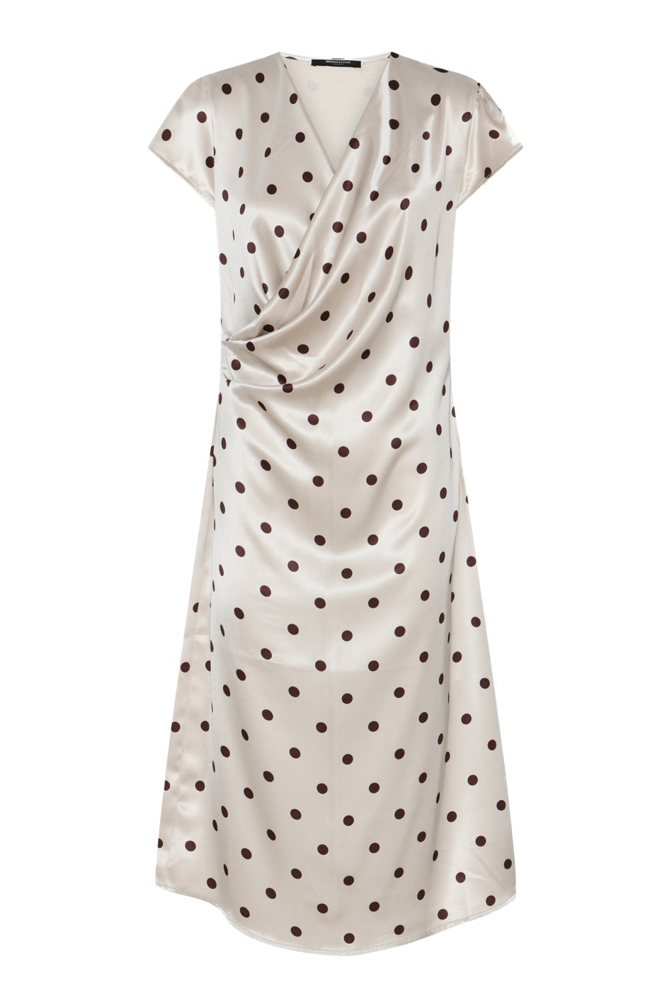 MatzaBBNeema klänning Beige m bruna prickar - BBW5386