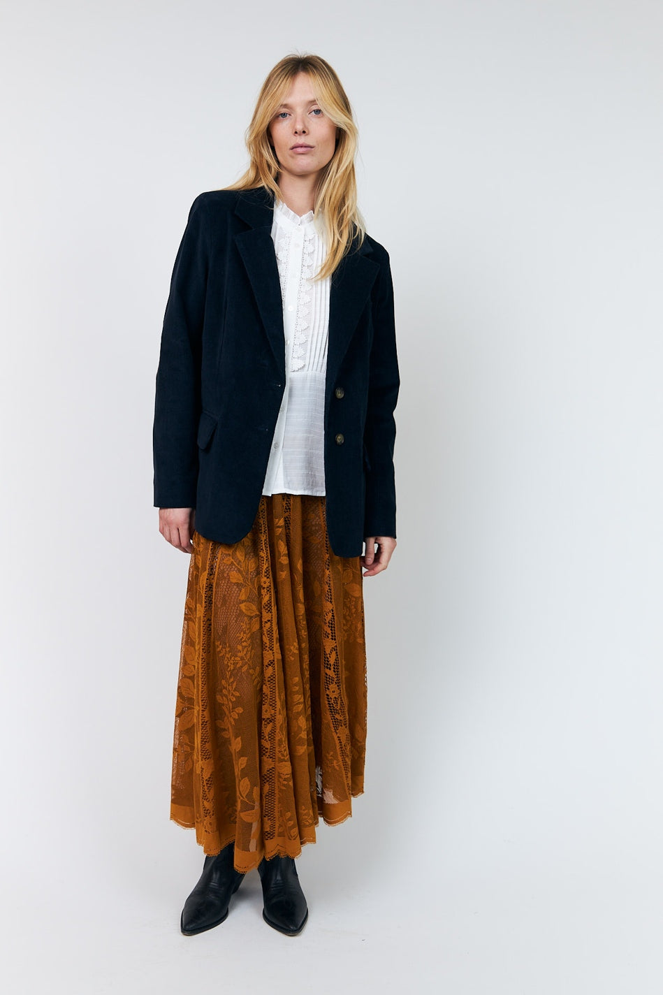Collinsll Midikjol RUST - 26493-2035