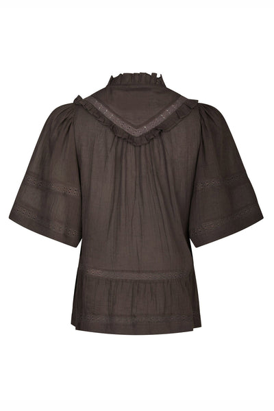 EVIENNE S VOILE 161856 BLUSAR Mörkbrun - EVIENNE S VOILE 161856 Thumbnail
