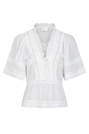 EVIENNE S VOILE 161856 BLUSAR Vit - EVIENNE S VOILE 161856