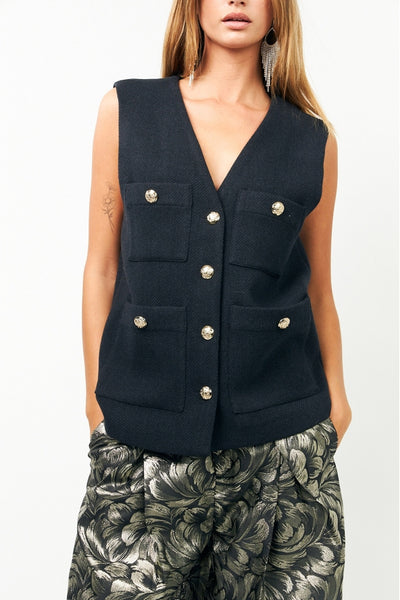 Edel Vest SS 27 Dark Navy - 25588-7004 Thumbnail