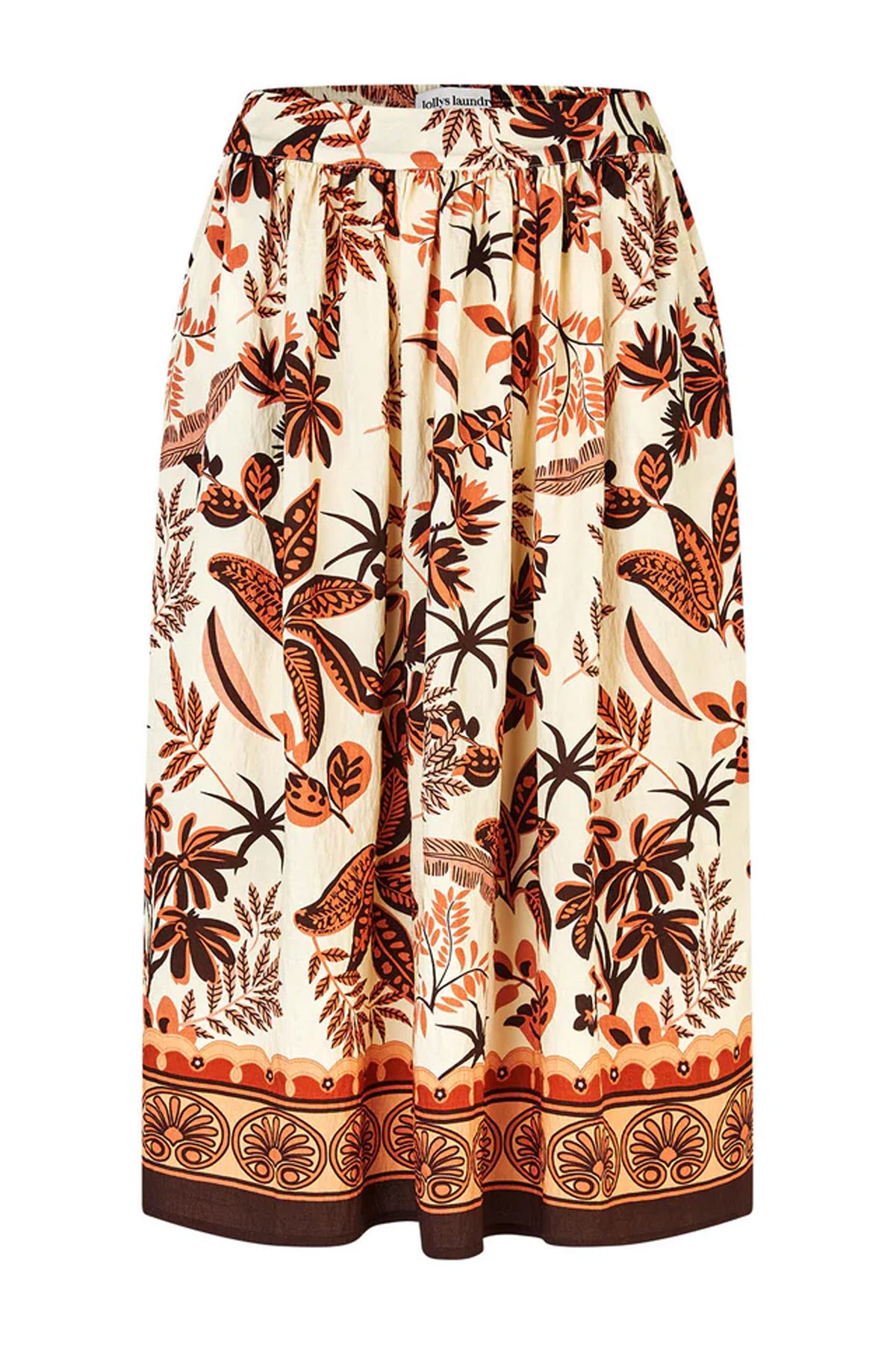Ellall Midikjol Creme - 26110-2005