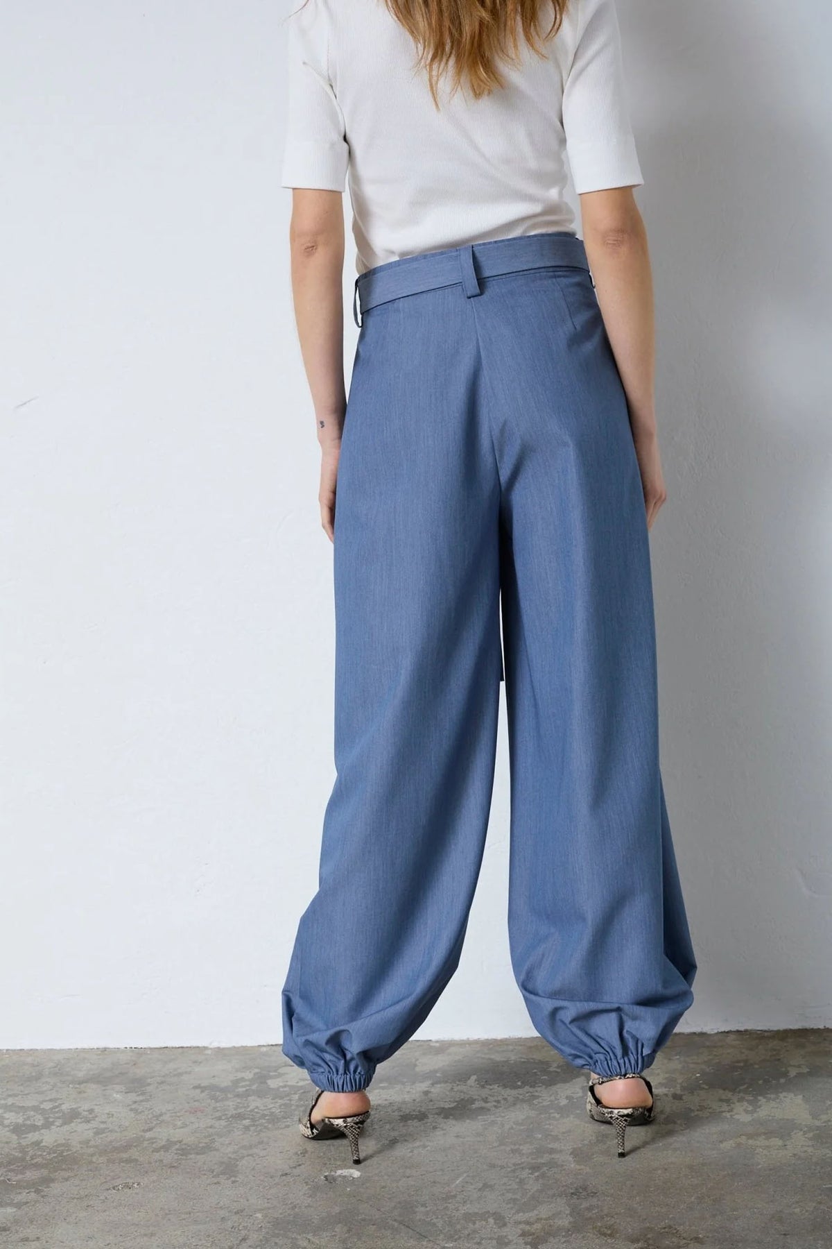EllyCC Balloon LL Pant 586-Dusty Blue - 41209