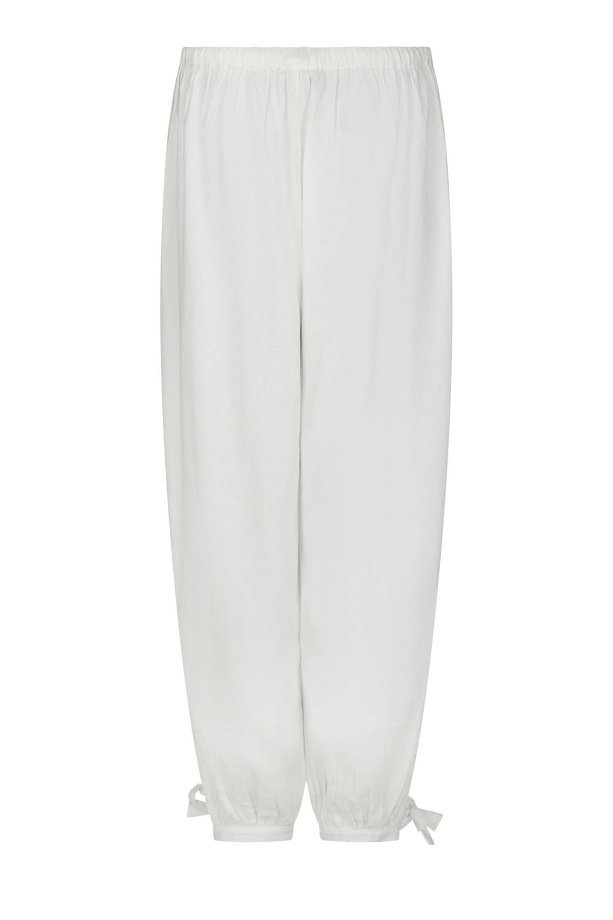 Elyse S Voile Balloon Pants White - 169158