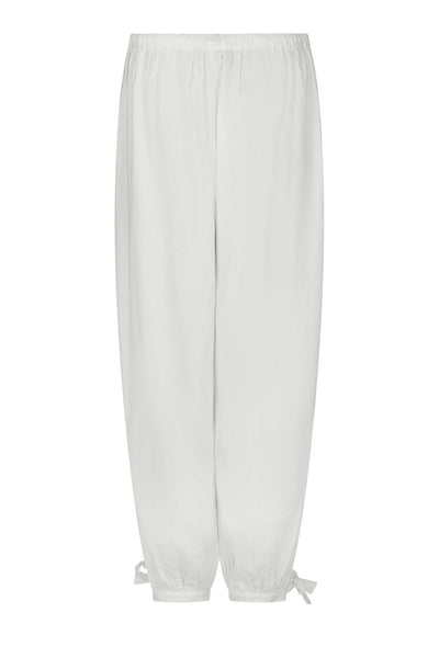 Elyse S Voile Balloon Pants White - 169158 Thumbnail