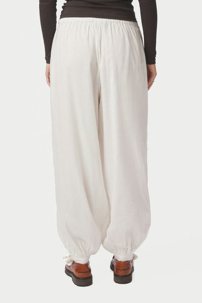 Elyse S Voile Balloon Pants White - 169158 Thumbnail