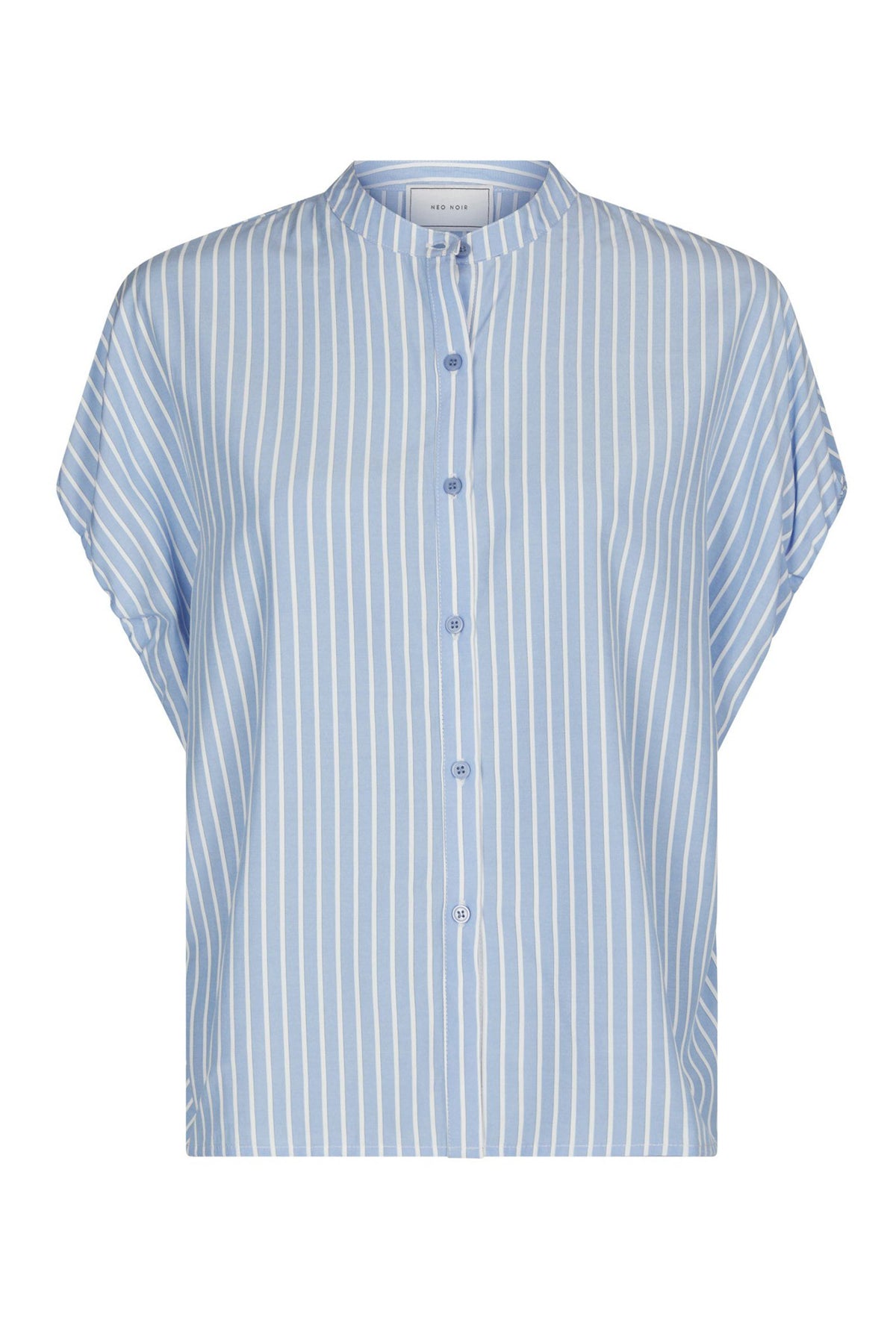 Englana Stripe Blouse Ljusblå - 166460