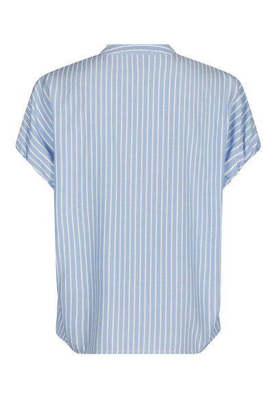 Englana Stripe Blouse Ljusblå - 166460 Thumbnail