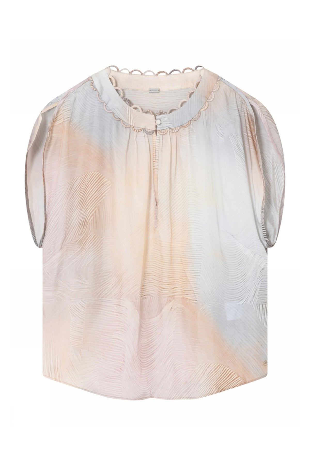 Erika, blus 82037-Sand/Svart - 61605/7355