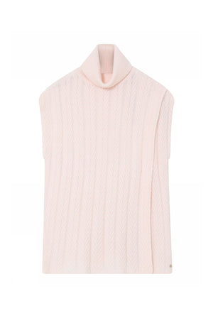 Edie, stickad cape 96220-RoseBisque - 62422/3799
