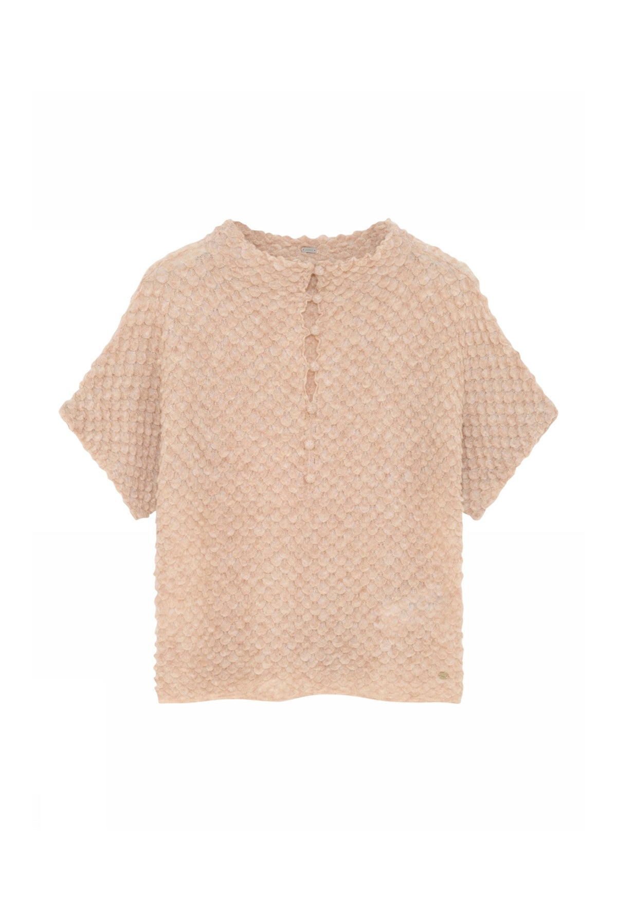 Coya, stickad cape 91193-Pale Sand - 62421/3797
