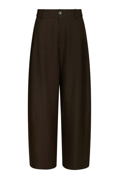 Essiall Structure Pants Mörkbrun - 168522 Thumbnail