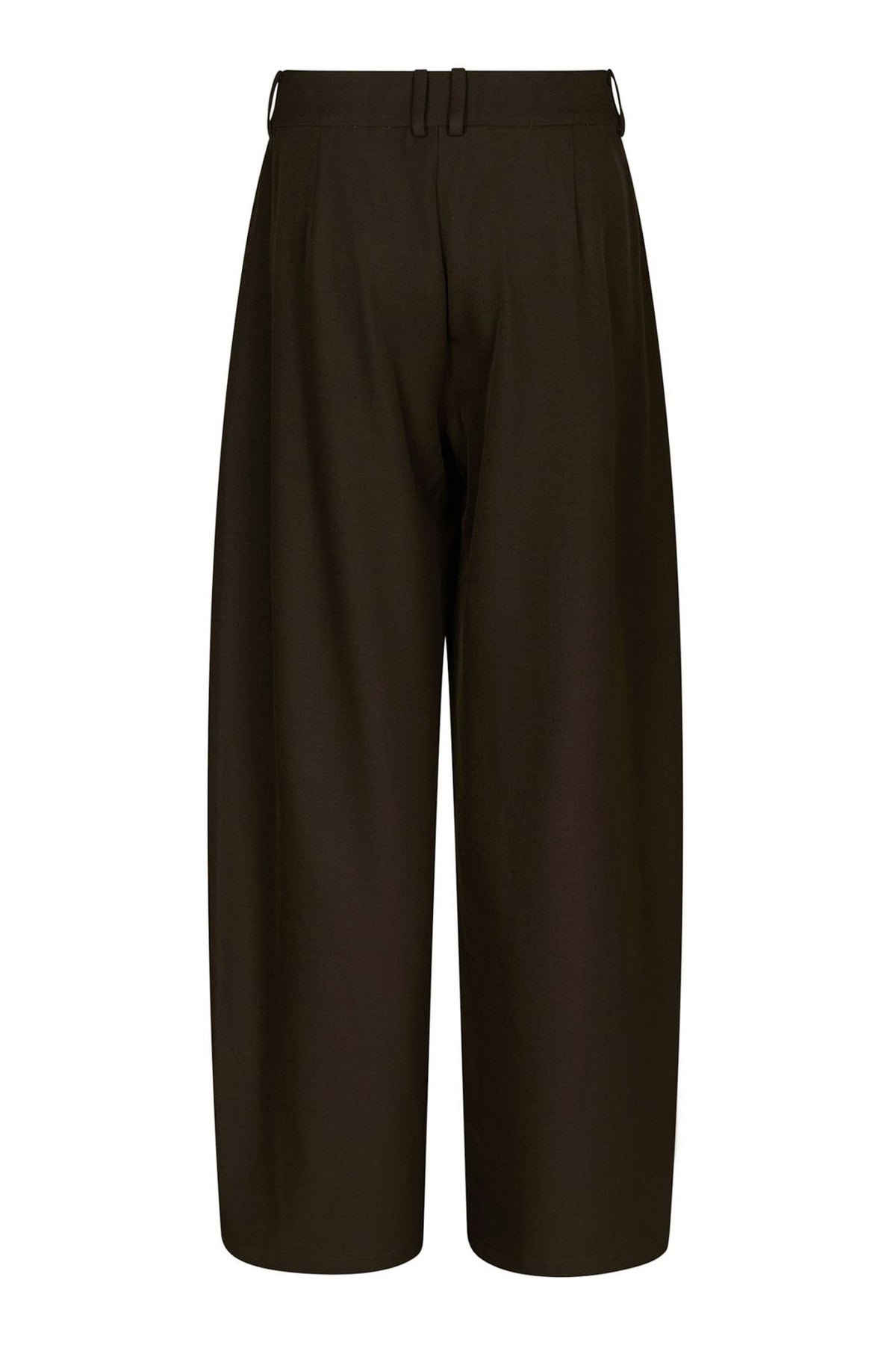 Essiall Structure Pants Mörkbrun - 168522