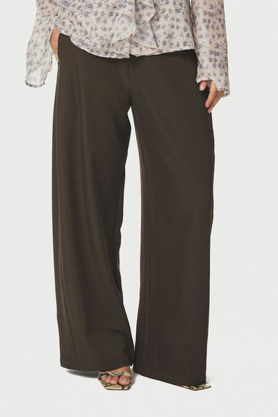 Essiall Structure Pants Mörkbrun - 168522 Thumbnail