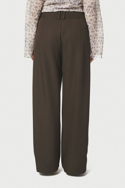 Essiall Structure Pants Mörkbrun - 168522 Thumbnail
