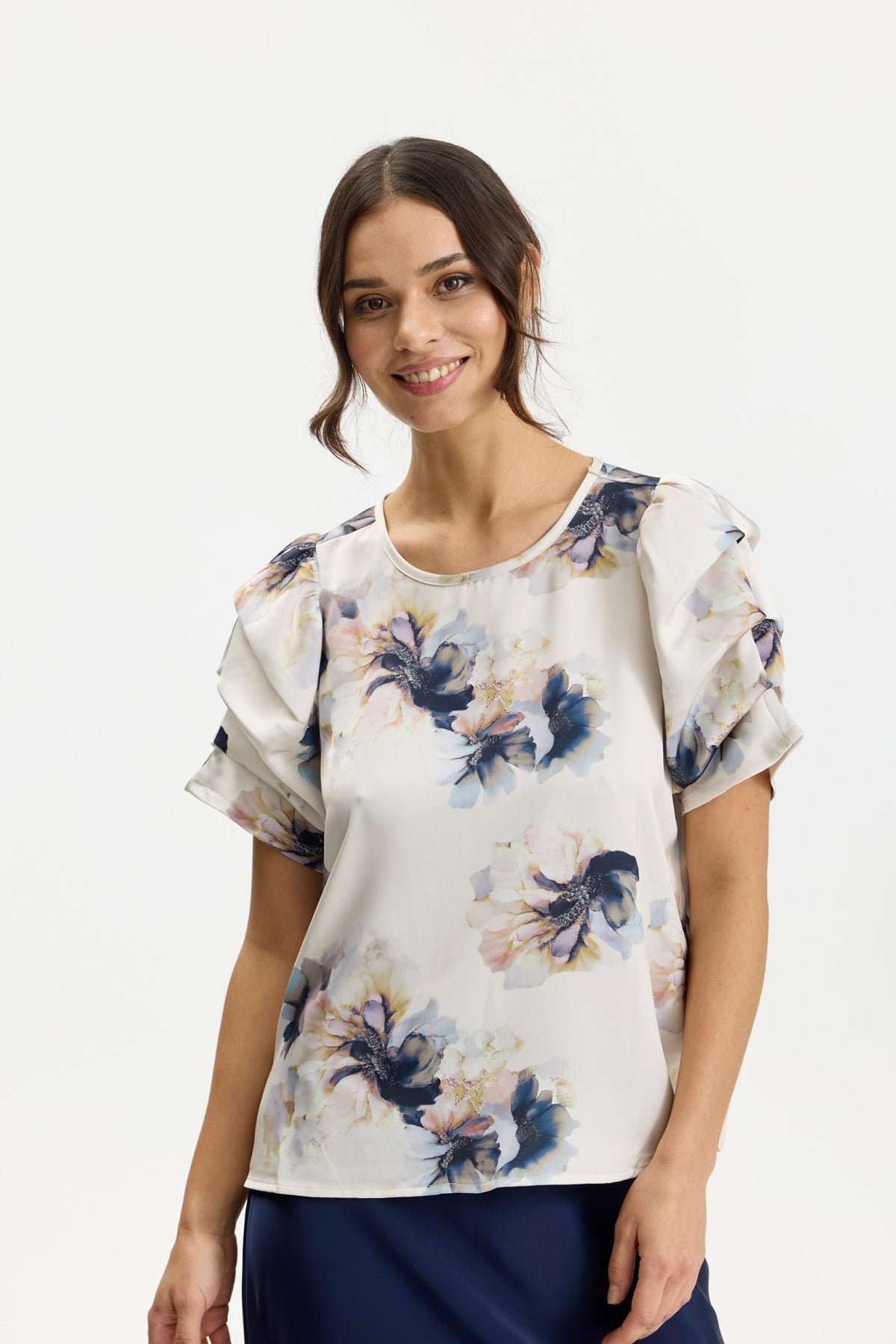 Estella blus CHAMPAGNE - 17037