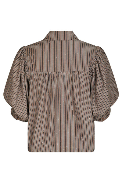 Etta Soft Stripe Brown - 166416 Thumbnail