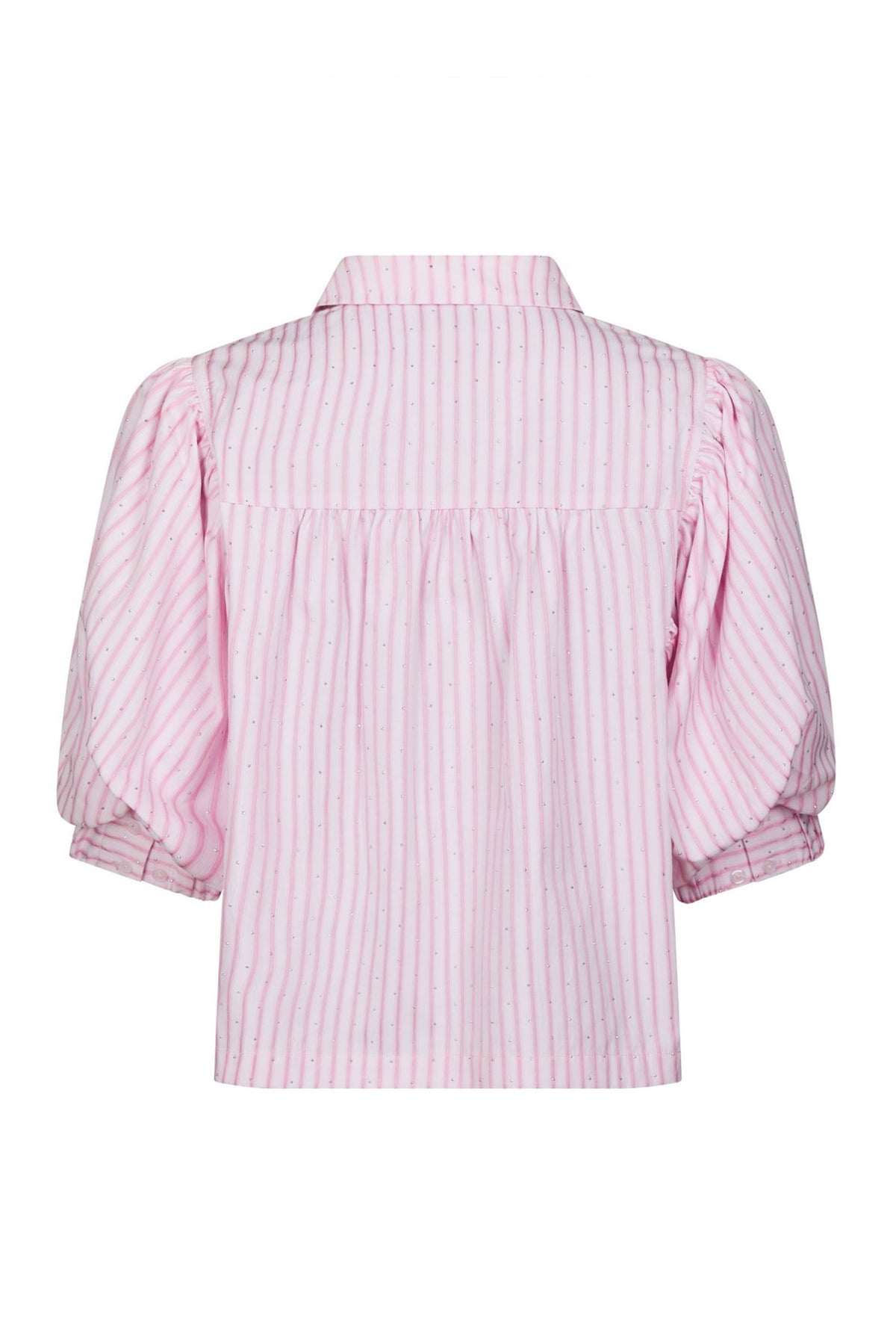 Etta Soft Stripe Stone Shirt LJUSROSA - 166416