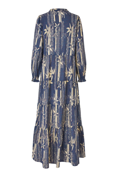 EvelynLL Maxi Dress LS 23 Mörkblå - 25440-3010 Thumbnail