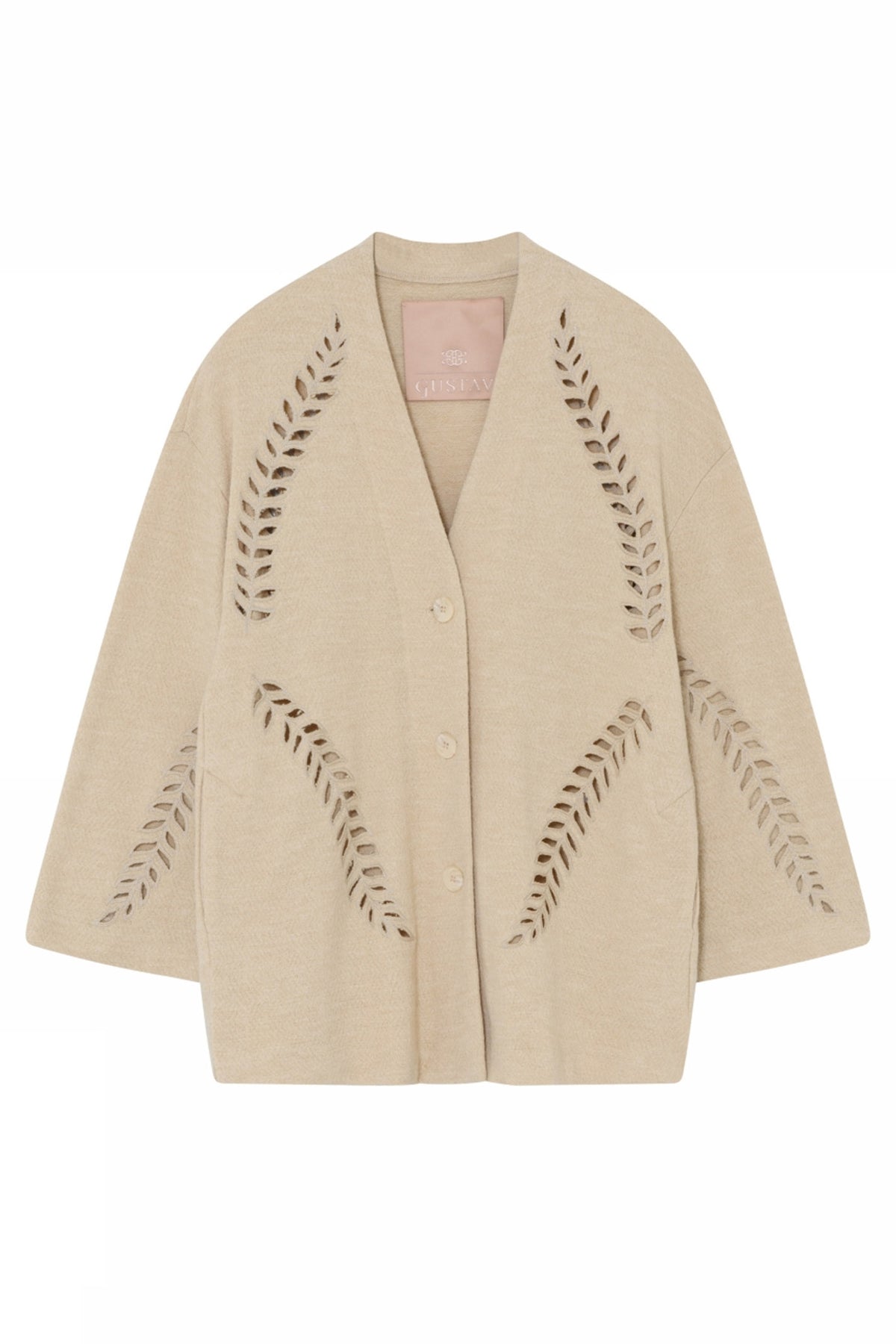 Everine, cardigan-kappa 91205-ChateaGray - 58302/6986