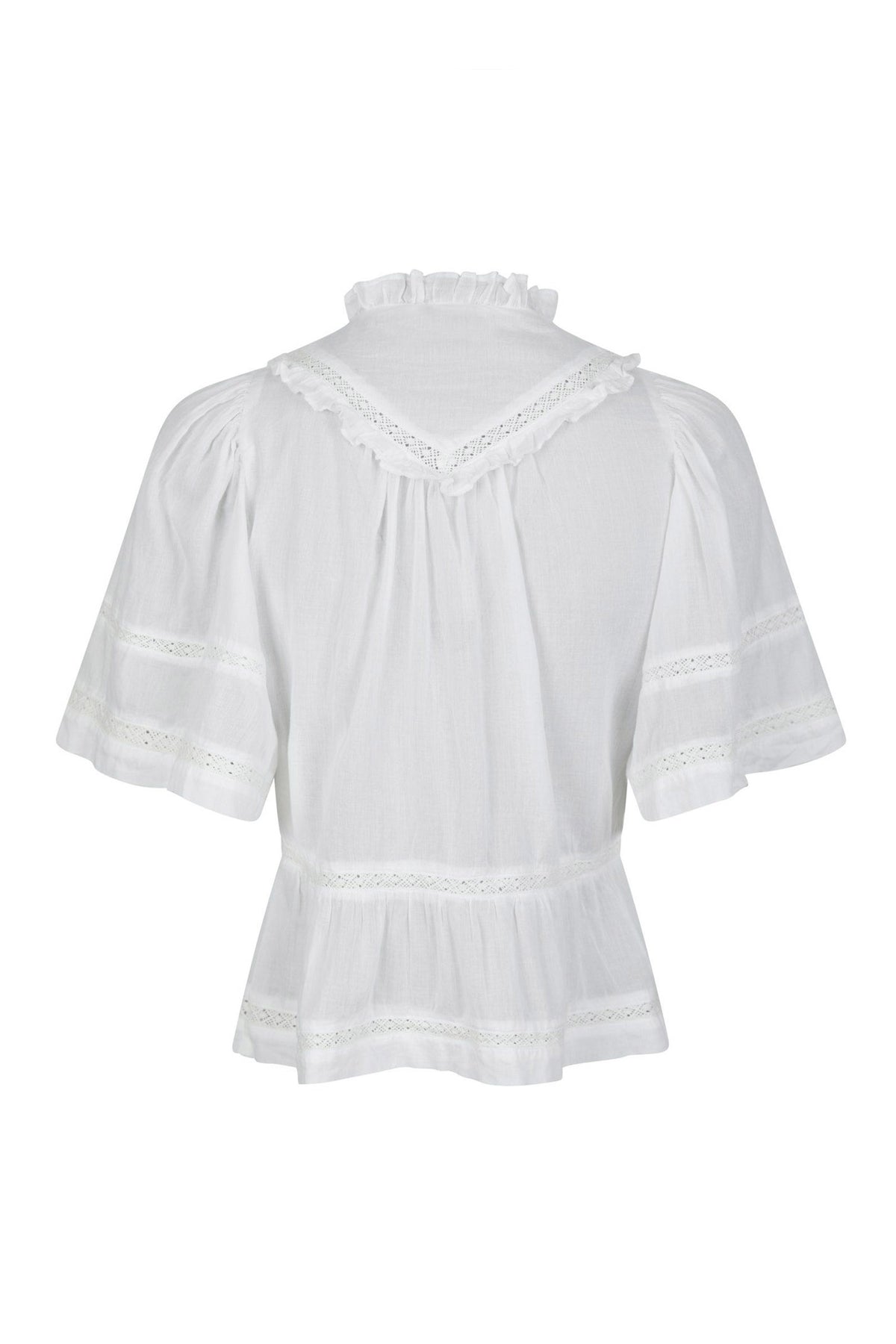 Evienne S Voile Top Vit - 161856