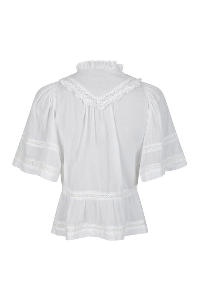 Evienne S Voile Top Vit - 161856 Thumbnail