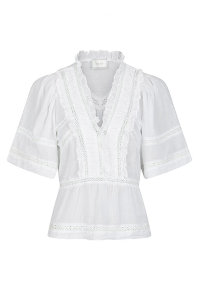 Evienne S Voile Top Vit - 161856 Thumbnail