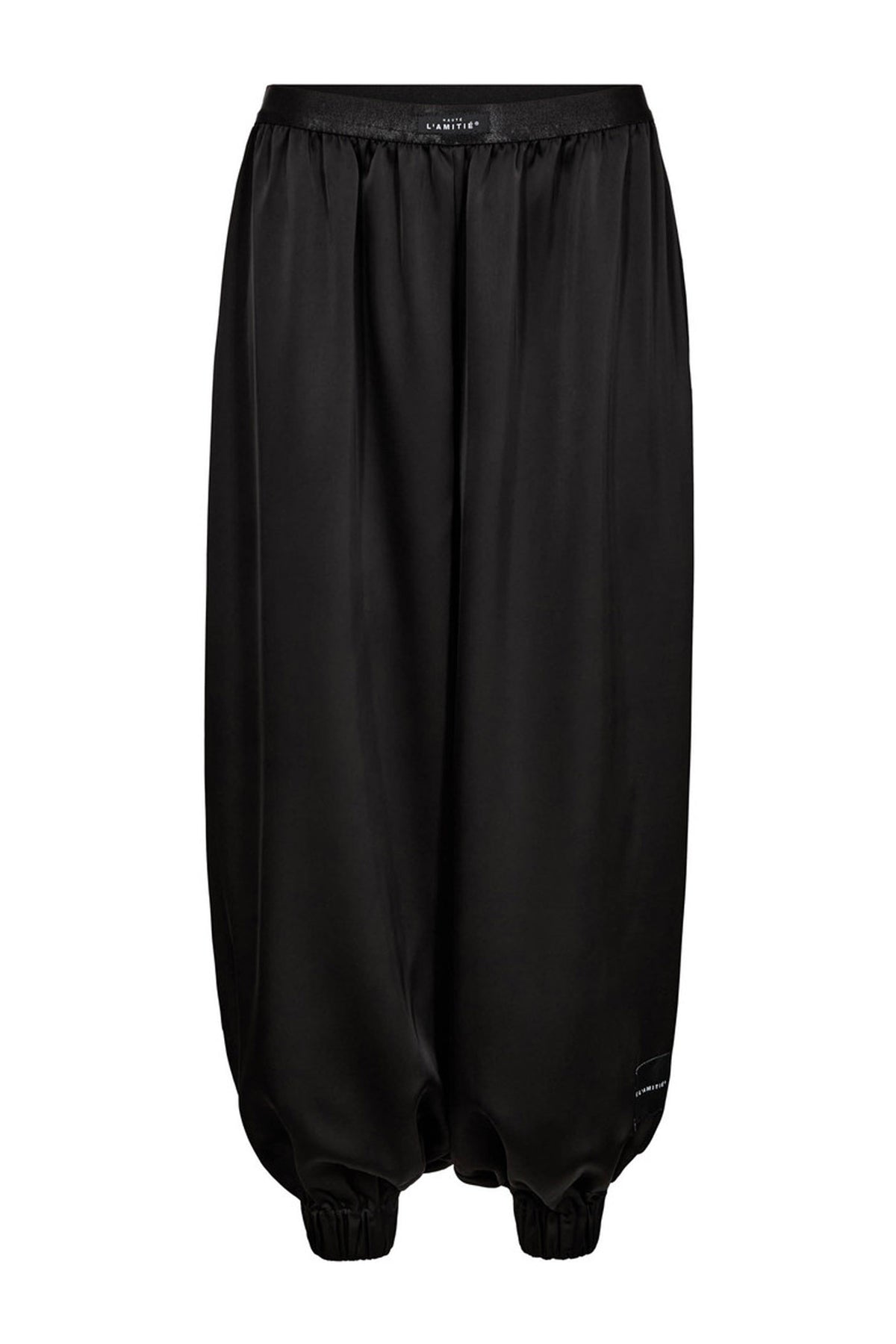 Evita Crop Harem Tall Byxor Svart - HL10652