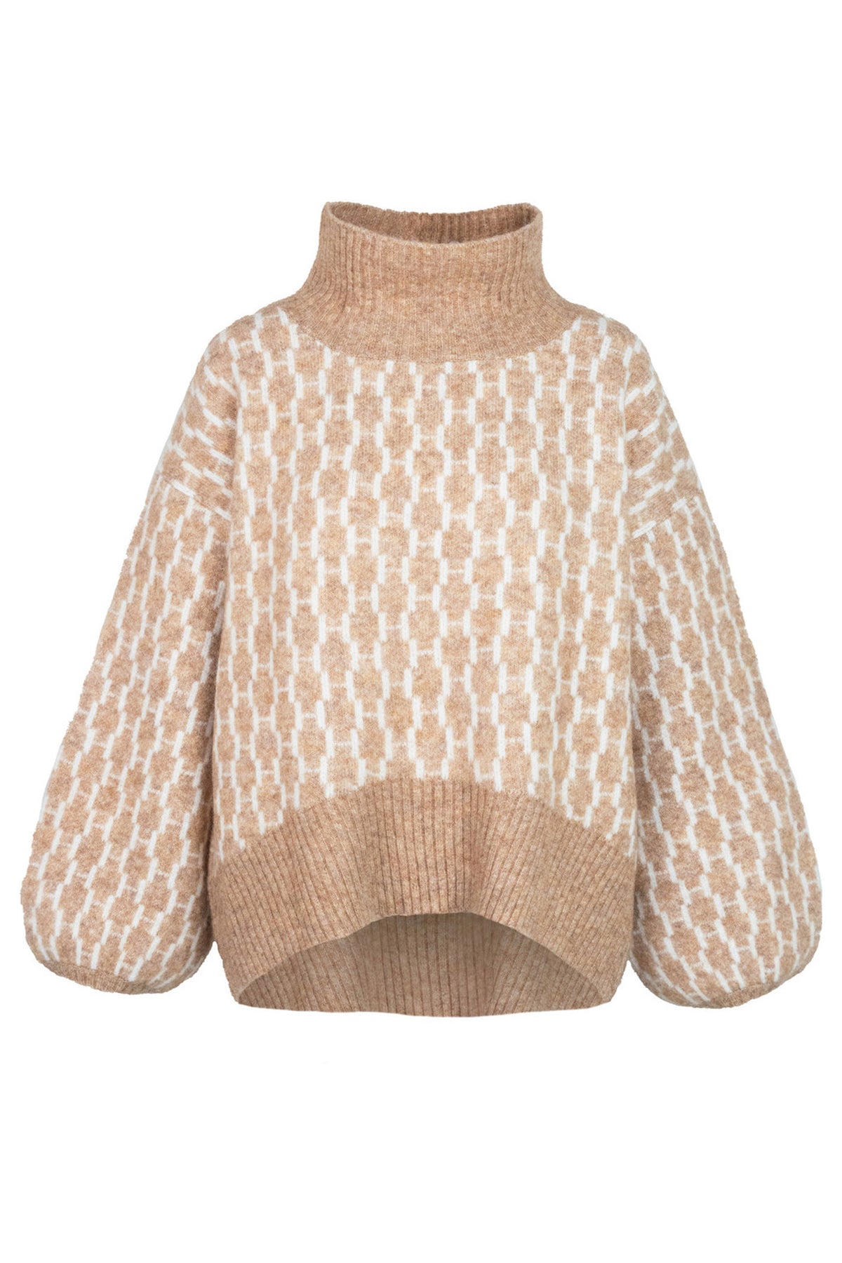 FAM New Pattern 6513 Ljusbrun Melerad - 2610120659