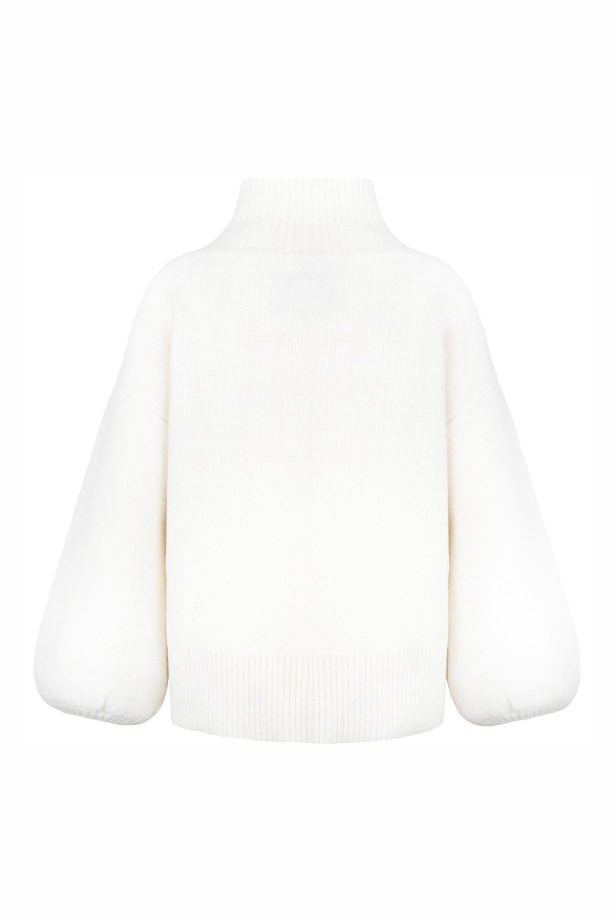 FAM Patch Short Sweater 0003 White Alyssum - 2610120660