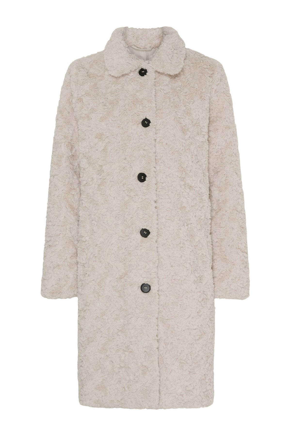 Fuskpälsjacka Beige - 40447