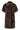 Faux Fur Long SS Jacket Mörkbrun - 40497