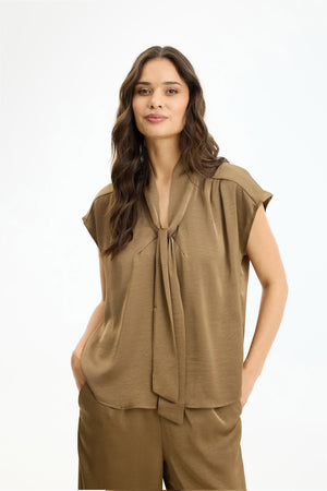 Faye blus Brun - 17193