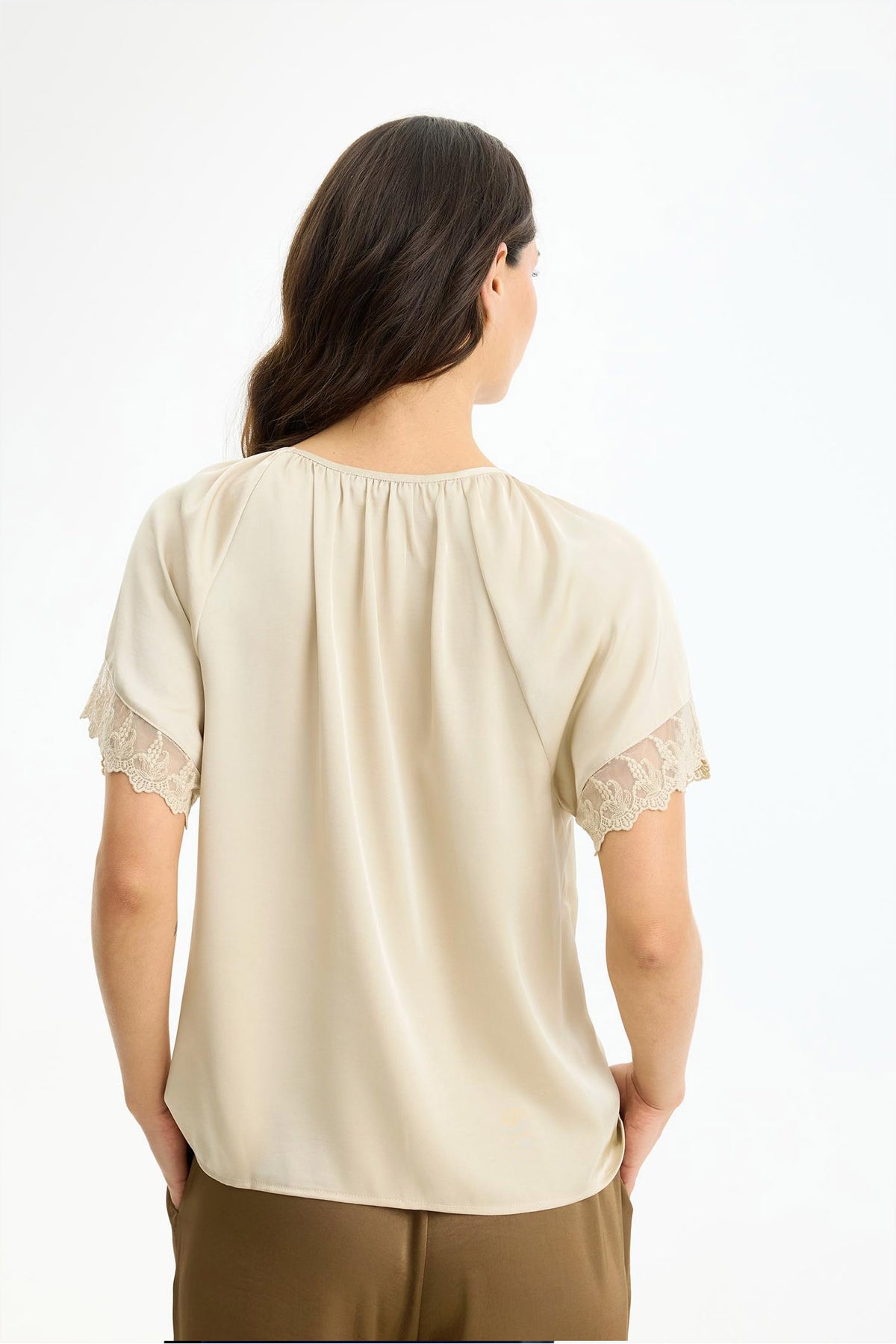 Faye blus CHAMPAGNE - 17192