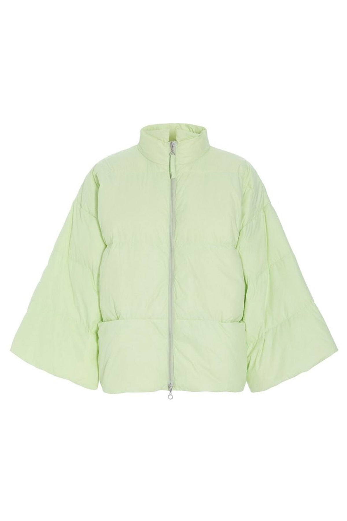 Dunjacka med krage LIME CREAM - 261-2092-5630