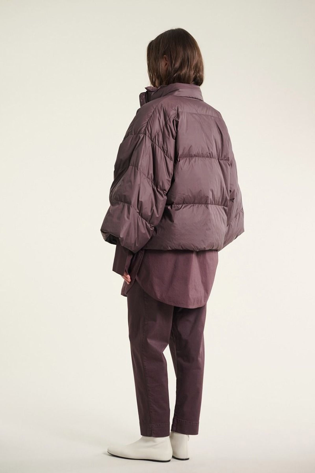 Dunjacka med krage RAISIN - 261-2092-5630