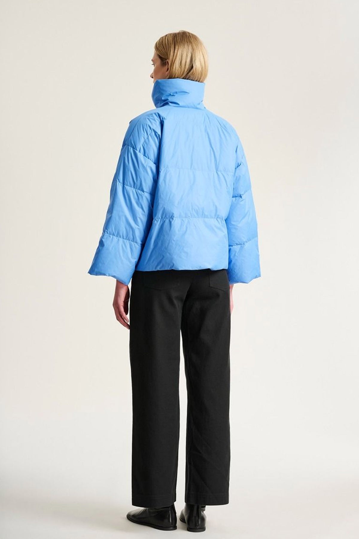 Dun- och fjäderjacka med slag Lake Blue - 266-2092-5969