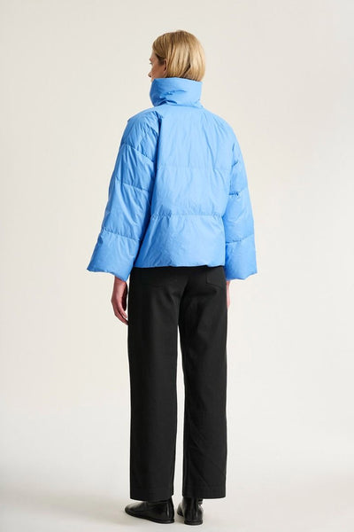 Dun- och fjäderjacka med slag Lake Blue - 266-2092-5969 Thumbnail