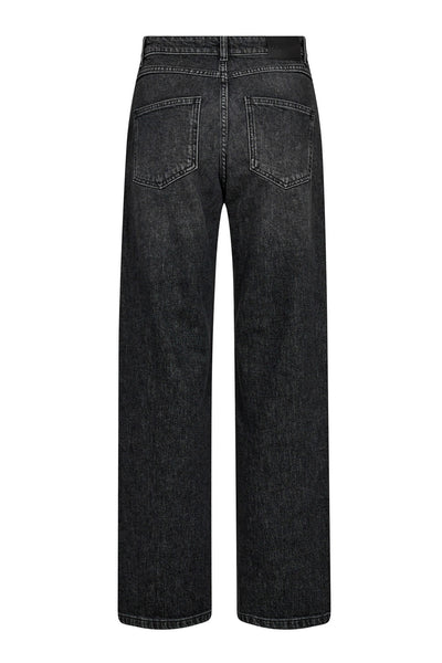 FemmeCC Straight Crease Jeans 635-Stone - 31605 Thumbnail