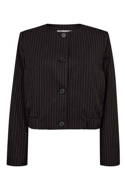 FiaCC Pin Bomber Jacket 145-Dark Brown - 30375 Thumbnail