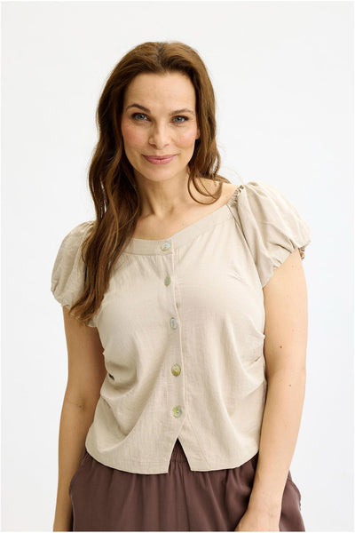 Filippa blus SAND - 17068 Thumbnail
