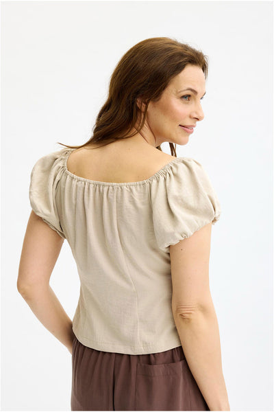 Filippa blus SAND - 17068 Thumbnail