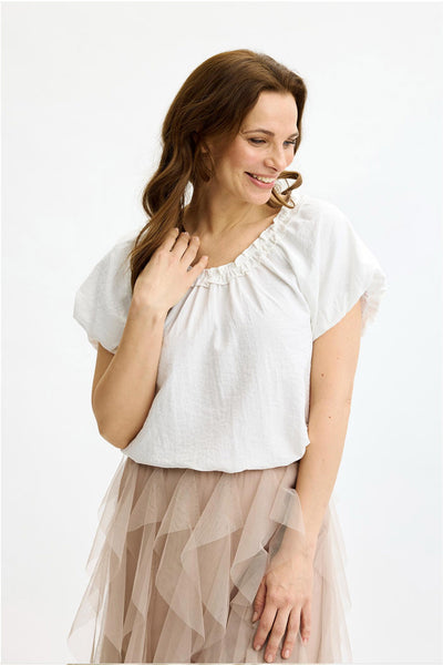 Filippa blus Vit - 17070 Thumbnail