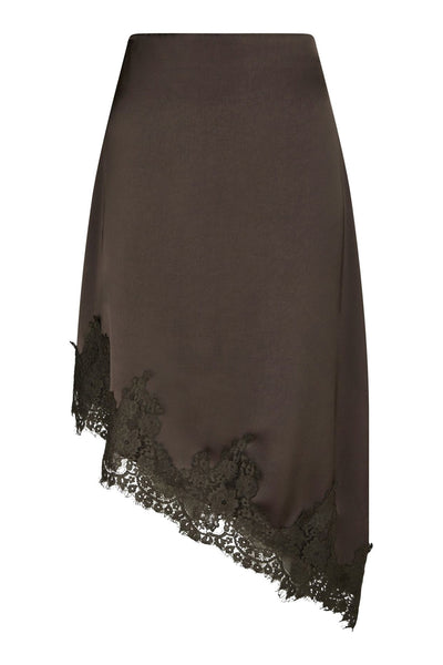 Fiora Lace Skirt Mörkbrun - 167417 Thumbnail