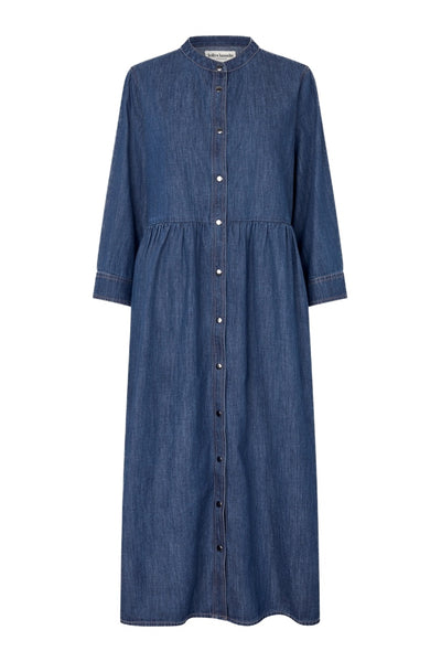 Aliyall Maxi Dress 3/4 MÖRKBLÅ - 26423-3004 Thumbnail