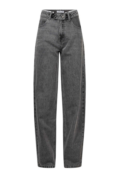 Flip Barrel Grey Tall Jeans Grå - HL10860 Thumbnail