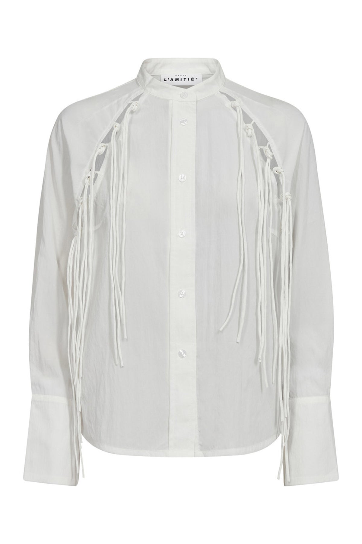 Florence Fringe Skjorta Vit - HL10525