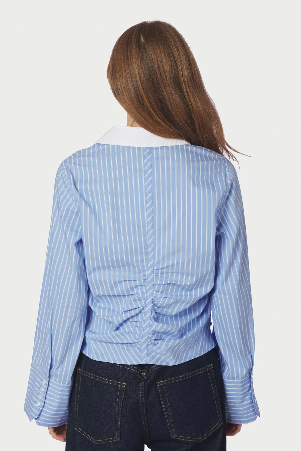 Franceca Stripe Ljusblå - 165981