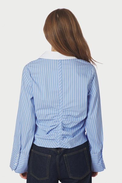 Franceca Stripe Ljusblå - 165981 Thumbnail